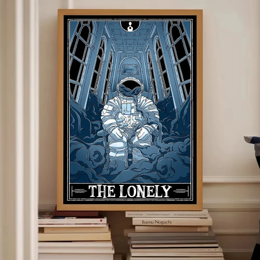 رائد الفضاء الفضائي قماش جدار الفن غالاكسي سديم اللوحة الخيال العلمي المشارك ديكور المنزل الحديثة مجردة الفن الطباعة #2