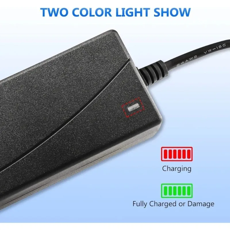 شاحن ليثيوم أيون 42 فولت لهاتف Xiaomi M365، Lime-S، Skip، Spin، Ninebot ES2 ES4 E22 E25 36 فولت شاحن بطارية ليثيوم أيون