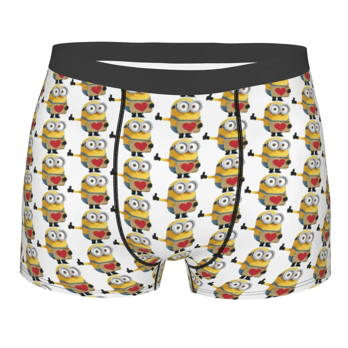 

Custom Anime M-Minions Cartoon LOVE Underwear Men Print Boxer Briefs Shorts Panties Soft Underpants