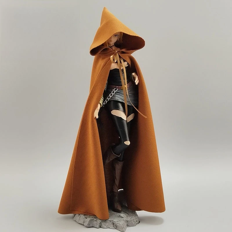 

1/6 Scale Soldier Handmade Wizard Hooded Cloak BJD Doll Clothes Model for 12inch Toy Figures 30CM Hobbies Accessories
