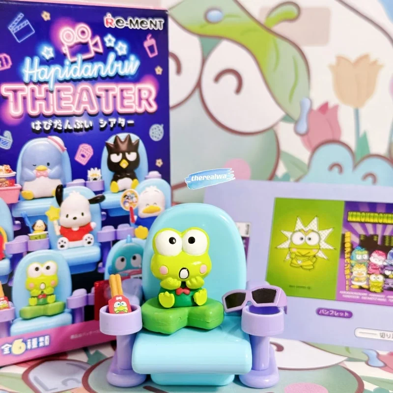 Re-ment Hapidanbui Theater Miniature Play House Blind Box Collectible Model Ornament for Birthday And Christmas Gifts