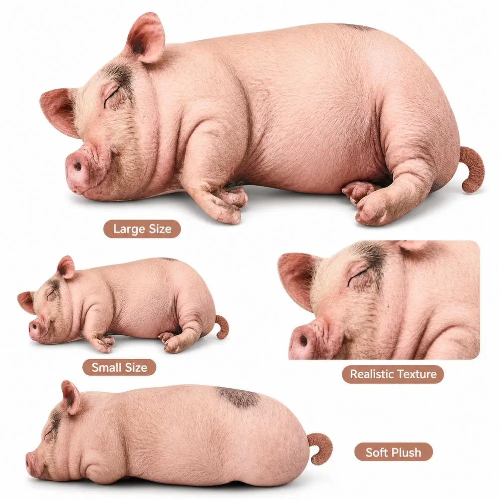 Material Animal Body Pillow 40cm Size PP Cotton Filled Poultry Throw Pillows Soft Texture Cute Design Animal Cushion For