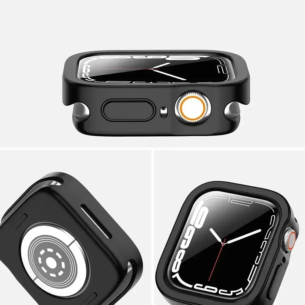 Funda para Apple Watch 8/7/6/SE/44mm 5/4 40mm, Protector de TPU suave a prueba de golpes, cubierta de parachoques para iWatch 8 45mm 41mm, accesorios