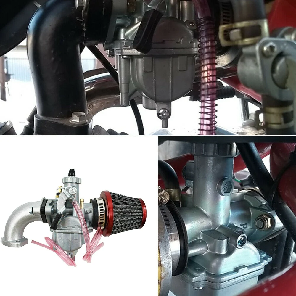 L39A-VM22 26 مللي متر المكربن فلتر الهواء كمية الأنابيب ل Mikuni 110Cc 125Cc 140Cc حفرة الترابية دراجة Pitpro ATV SSR دراجة نارية