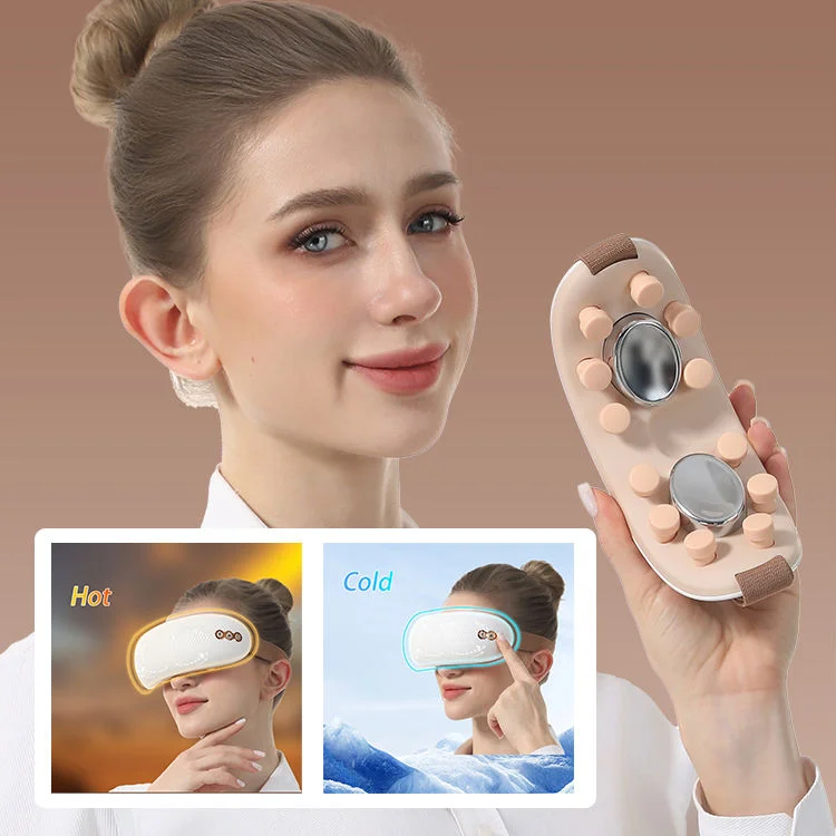 المكتبة الذكية الساخن بيع آلة تدليك العين الذكية ساخنة تهتز ضغط الهواء مدلك العين الساخنة والباردة مع 5 وضع ل