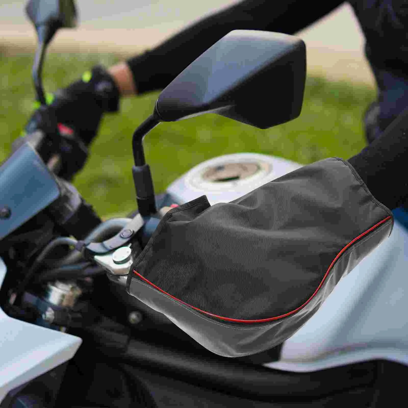 Guanti da motoslitta Motocicletta calda per uomo Accessori di protezione Manubrio per climi freddi