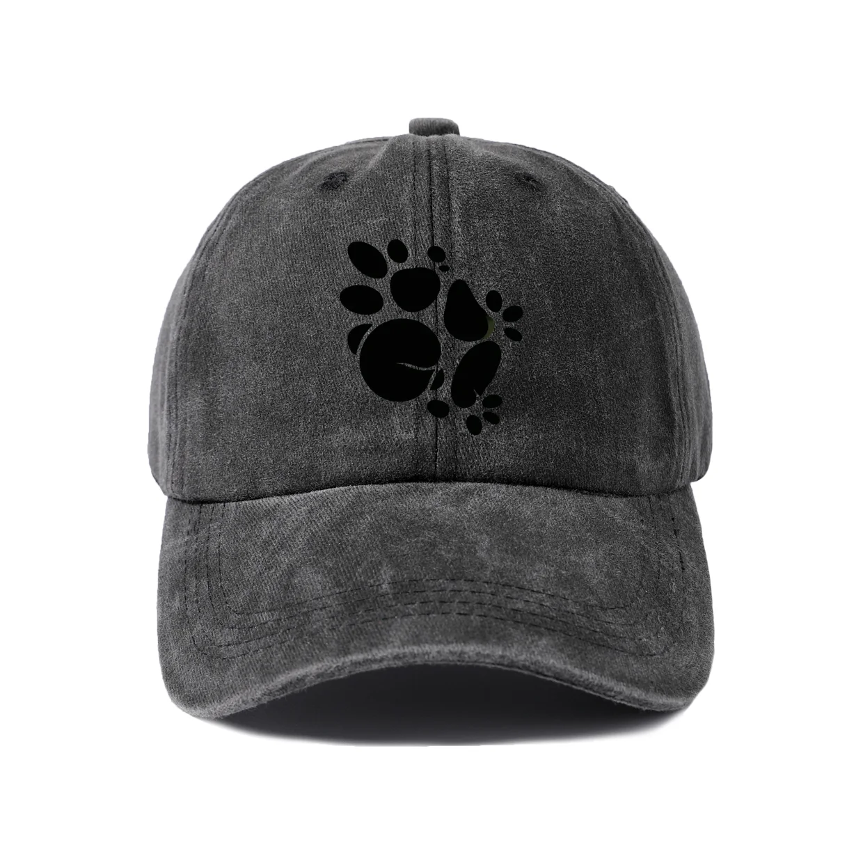 Expressive Slogan Graphic Baseball Cap, Vintage Washed Adjustable Unisex Dad Hat, Streetwear Gift