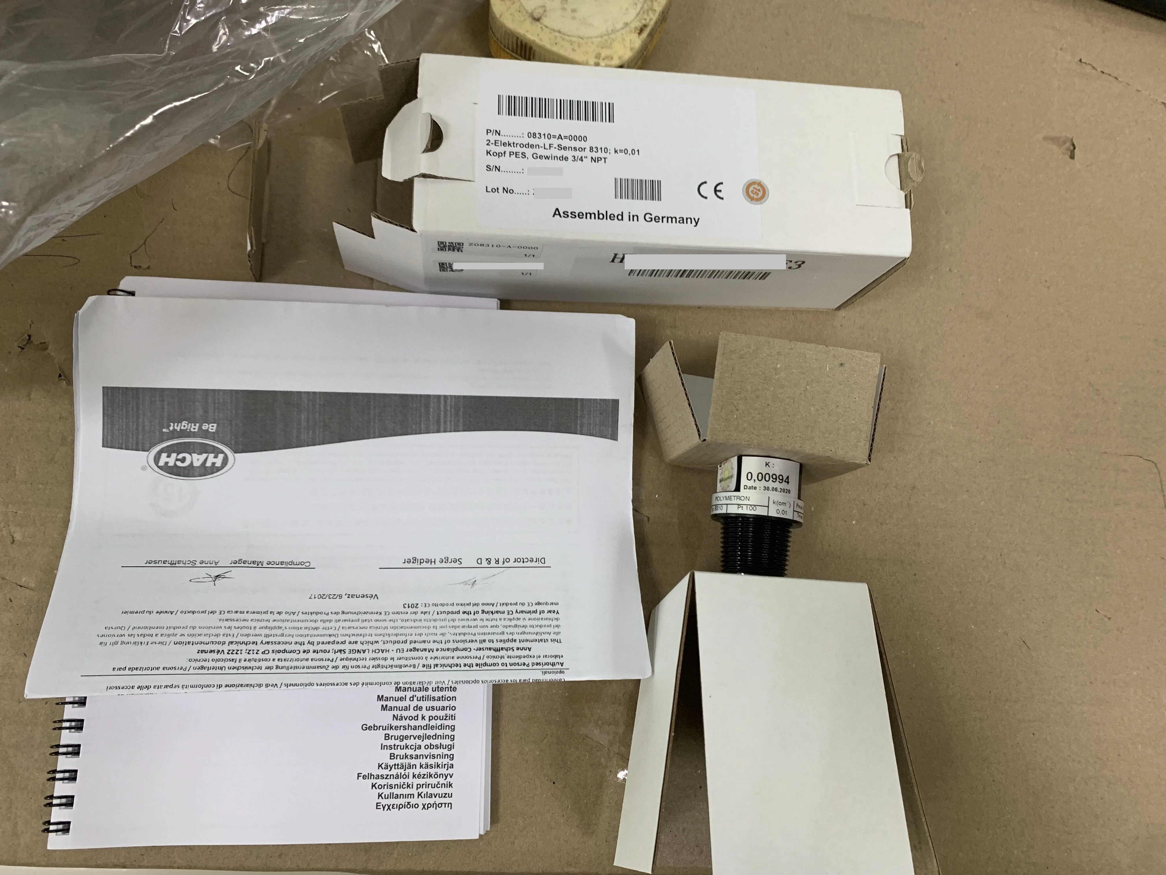 Sensor de PH 08310=A=0000