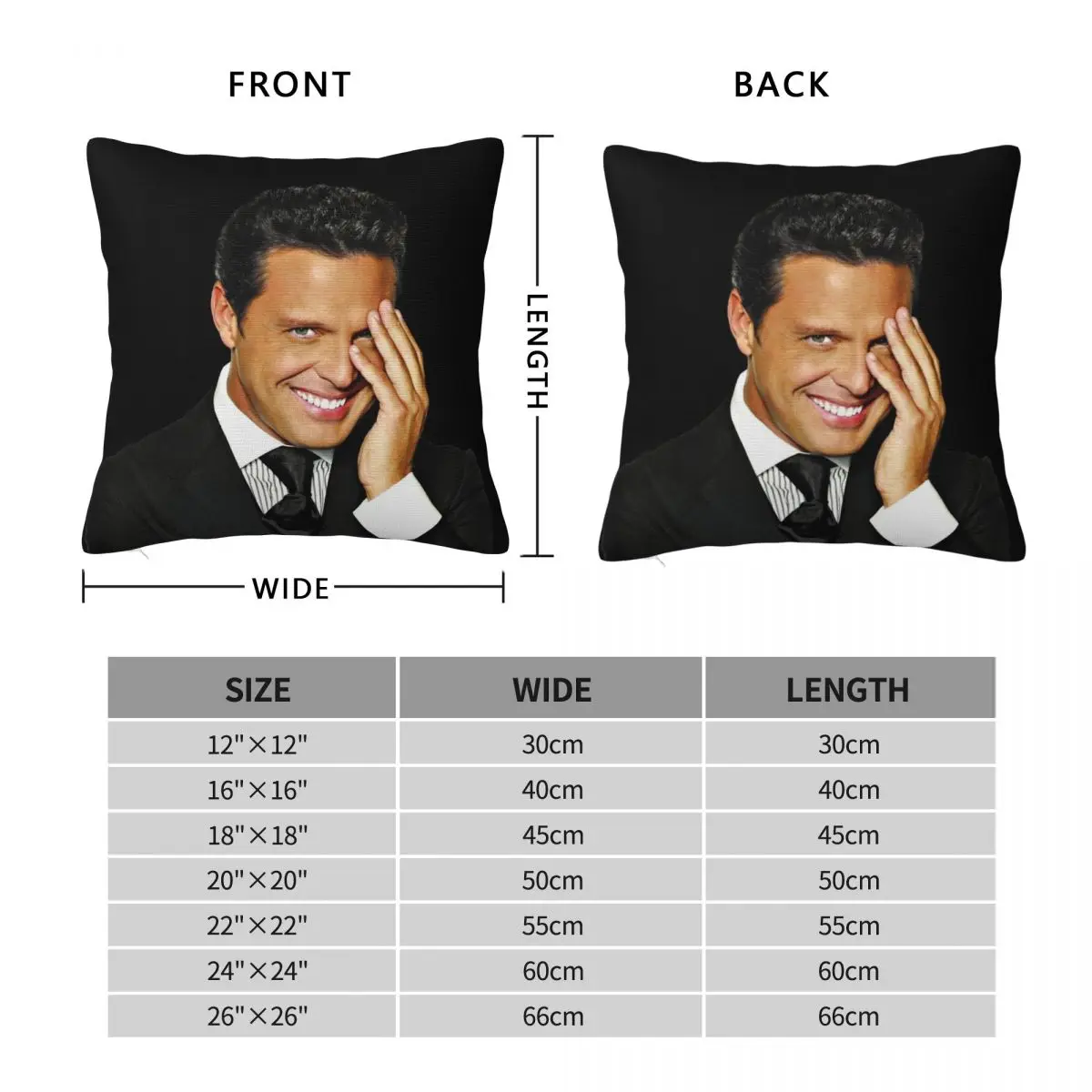 El Sol De Mexico Luis Miguel Pillowcases Merch Soft Polyester Cushion Cover Gift Pillow Case Cover Bedroom Zipper Multi Size