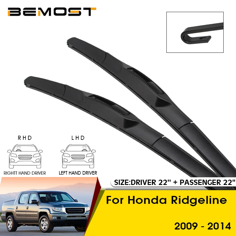 

Car Wiper Blades For Honda Ridgeline 2009-2014 Windshield Windscreen Front Window Blades 22"+22" Car Accessories