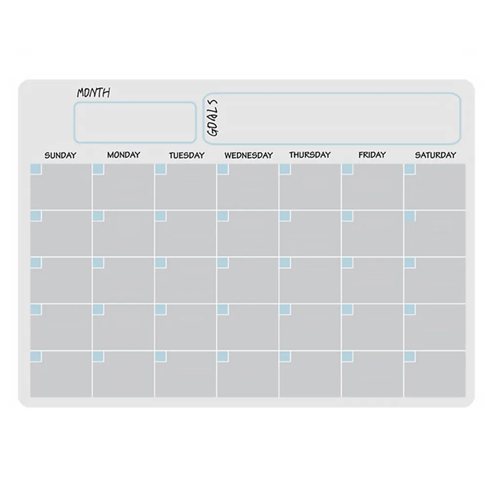 

1Set Erasable Magnetic Fridge Calendar Planner Week Menu Meal Planning Board Refrigerator Message Notepad Diet Fitness Organizer