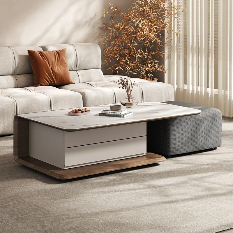 

Minimalist Unique Coffee Table Decoration Modern Living Room Nordic Side Table Bedroom Storage Mesas Bajas Postmodern Furniture