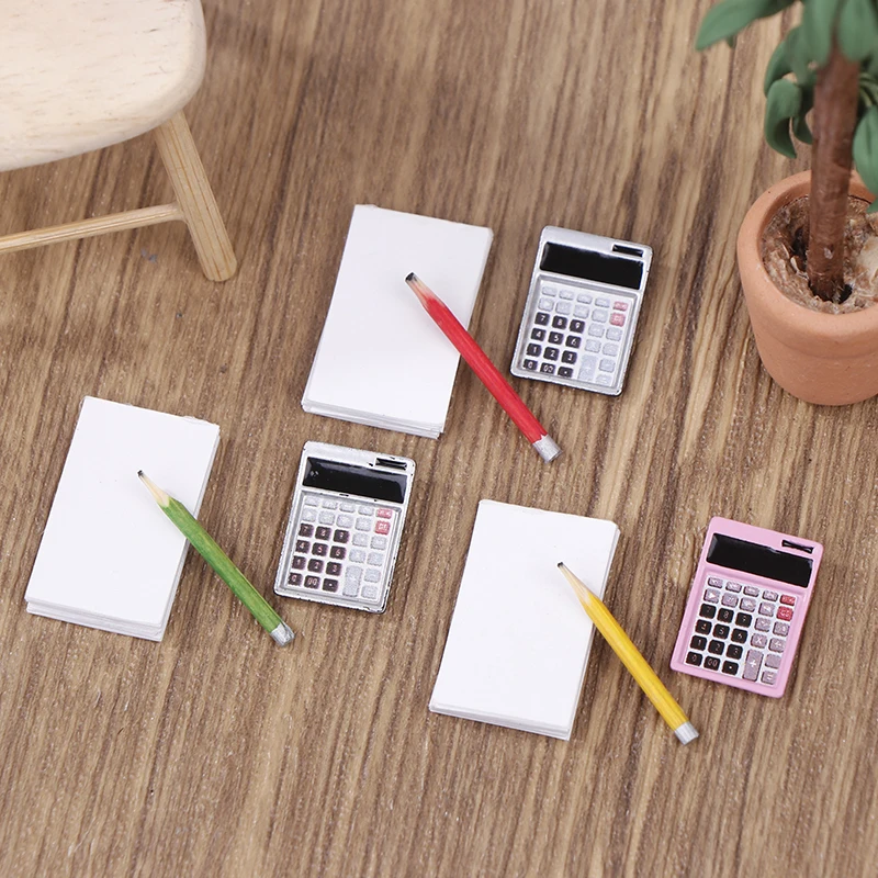 Mini Stationery Simulation Simulation Calculator Pencil Model Reduced Learning Accessories