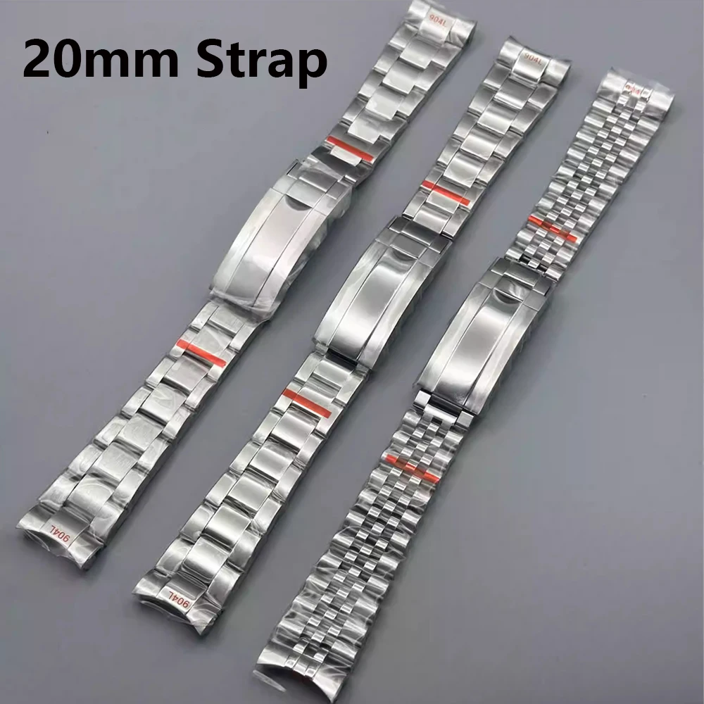 

20MM Stainless Steel Bracelet Watch Belt Band Replacement Watch Strap for Watch Case Watchbands Modified Accessories