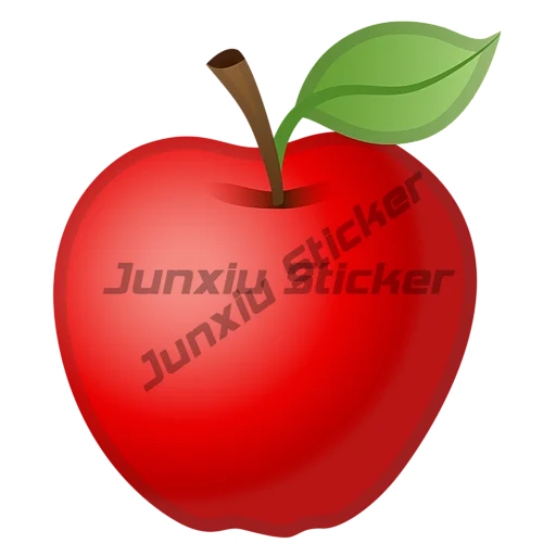 Red Apple Vinyl Car Stickers Car Motorcycle Logo Decal Laptop Phone Tablet PVC Decor