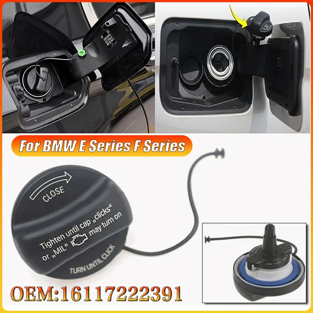 

Fuel Tank Air Cap Assembly Suitable for BMW E Series F Series E39 E46 E60 E63 E65 E66 E70 E71 E90 F01 F02 F07 16117222391