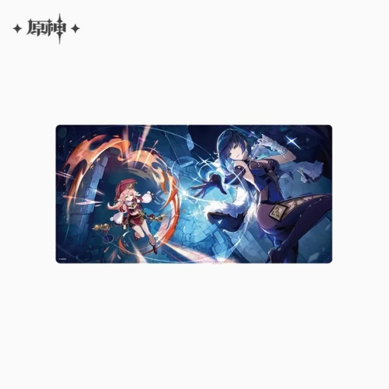 Anime Cartoon Genshin Impact Game Peripheral Seven Saints Call Duel Event Series Cute Yae Miko Raiden Shogun Tartaglia Mouse Pad