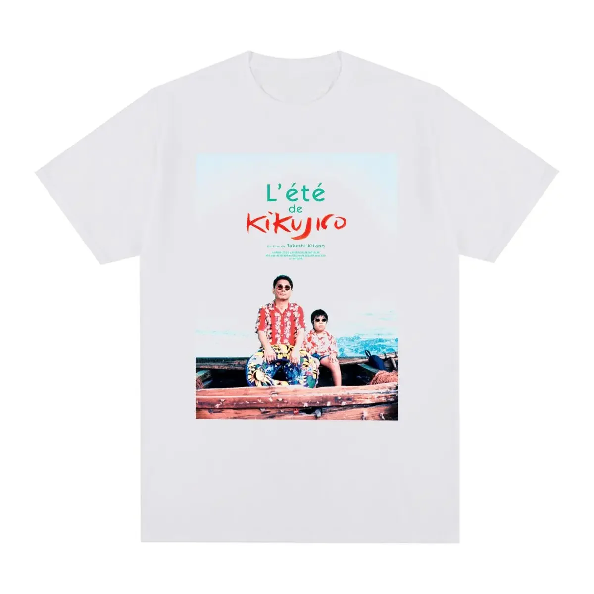 Kitano Takeshi Kikujirﾴ no natsu Vintage T-shirt Cotton Men T shirt New Tee Tshirt Womens Tops