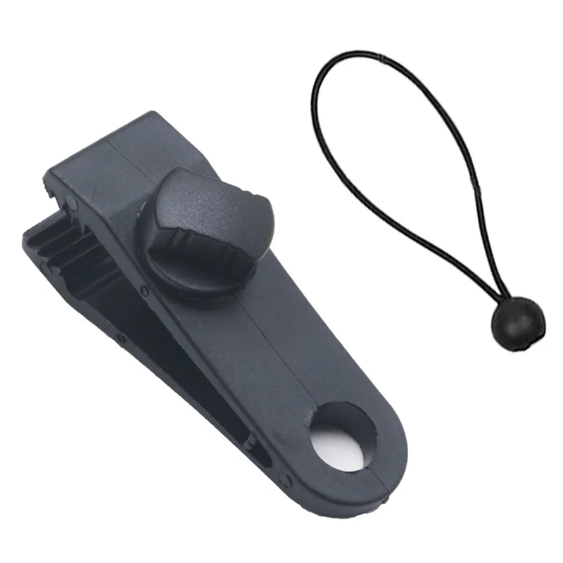 

A04G-Tent Clips For Outdoor Camping Tarp Awnings Heavy Duty Lock Grip Tarp Clamps With Ball Bungee Cords Strong