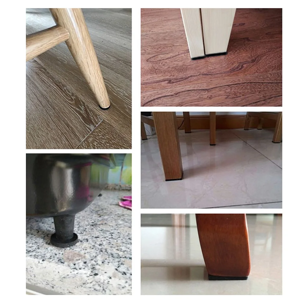 

4pcs Non Slip Furniture Pad Hardwood Floor Protectors Gripper Couch Stopper Tables Chairs Scratch Scuff Prevention Furniture