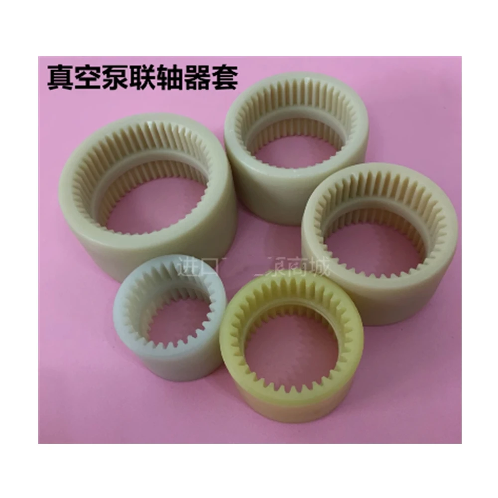 

Vacuum pump coupling connecting sleeve plastic inner gear nylon sleeve 28 34 44 40 50 teeth