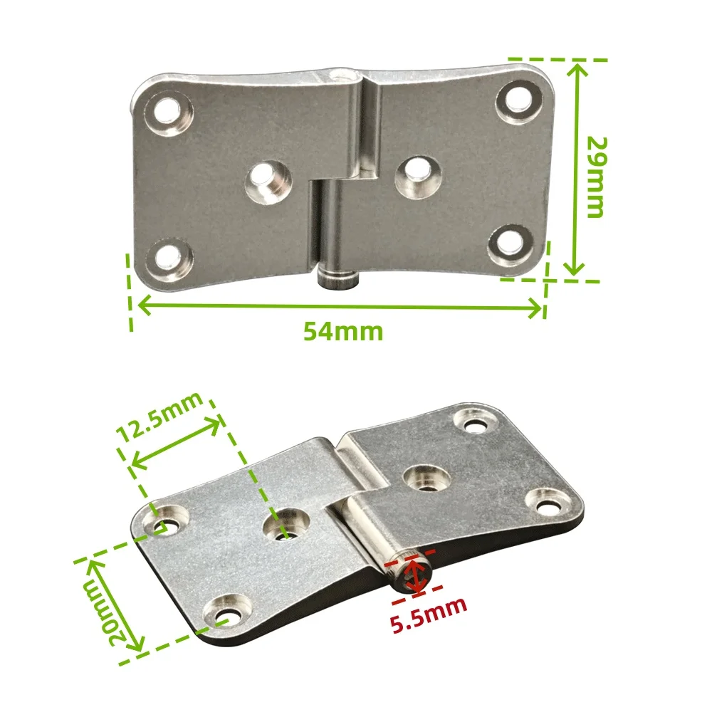 Aerospace model parts for fixed-wing, lightweight wing hinge plates, hinge plates can rotate at any angle, hardware brackets