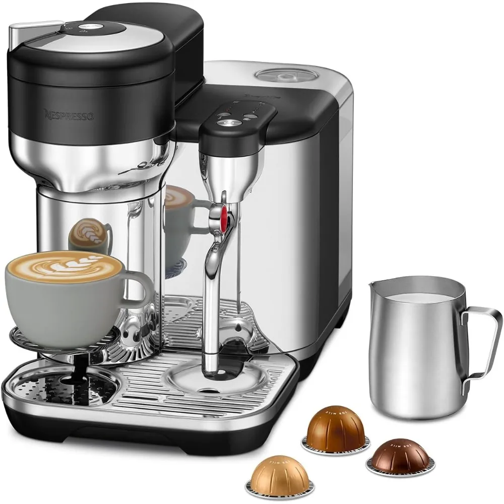 

Кофеварка и эспрессо the Vertuo Creatista от Breville, BVE850BTR, черная трюфель