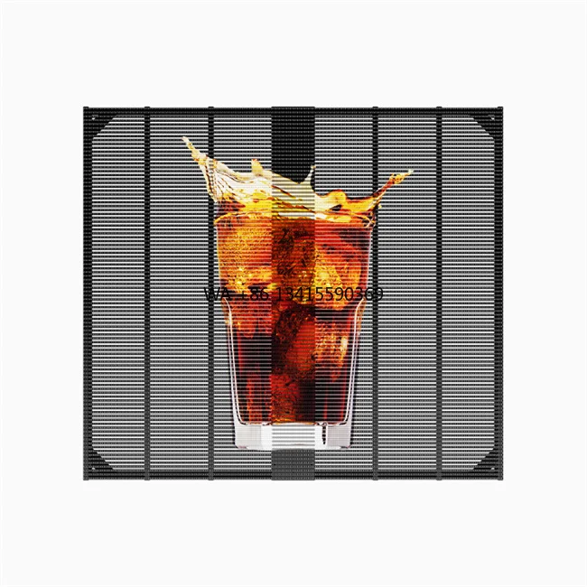 

Energy-Efficient P3.91-7.8 Transparent LED Screen for Building Facades Outdoor Grille Screen
