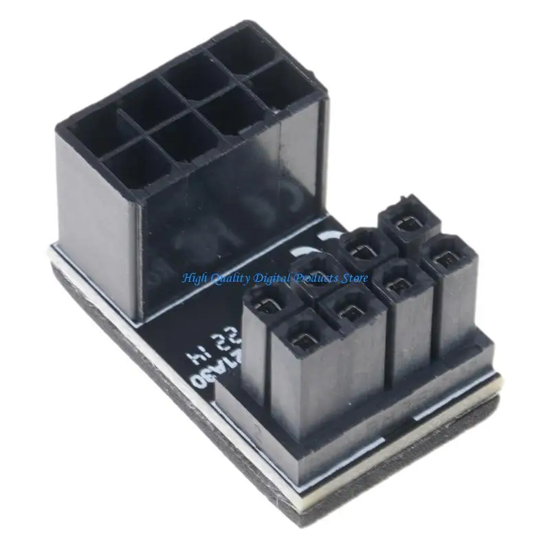 

U2JE DURAILD PCIE 8PIN 180 -градусный угловой разъем Power Adapter GPU VGA PCIE 8PIN Power Adapter для настройки видеокарты