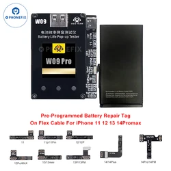 OSS W09 Pro V3 Pre-Programmed Battery Tag-on Cable For iPhone 11 -15PM Battery Health Data Read Write Non-Genuine Message Remove