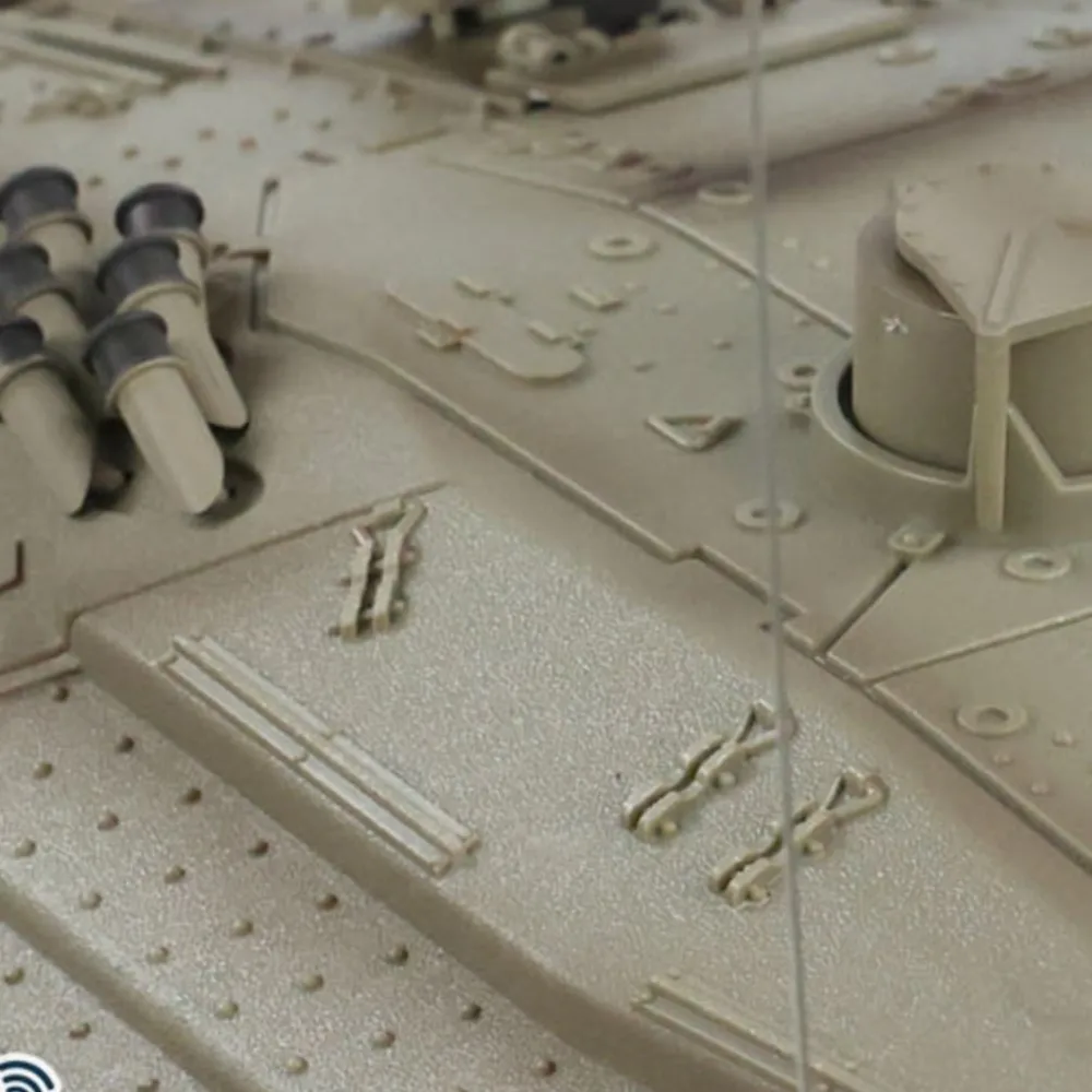 Char Heng Long 3958 RC 1:16 amélioré, IDF Merkava MK IV, véhicule militaire télécommandé FPV, pistes métalliques, moteur de conduite