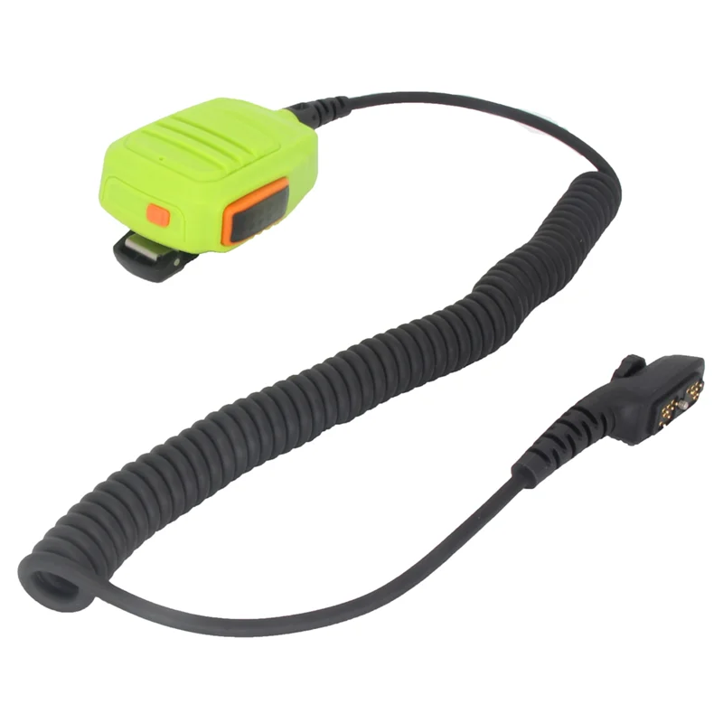 Зеленый PTT ручной микрофон для Hytera HYT PD700 PD700G PD780 PD780G Walkie Talkie