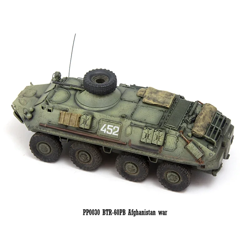 

Hot Sale 1:72 Scale Plastics PP0030 BTR60 Afghanistan BTR-60PB 452 Tank Toys Cars Model Classics Adult Collectible Souvenir