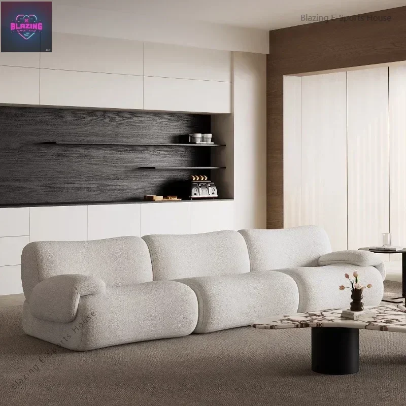 Designer Lazy Living Room Sofas Modern Luxury Nordic Children Cloud Sofas Individual Designer Relaxing Wood Divano Furniture