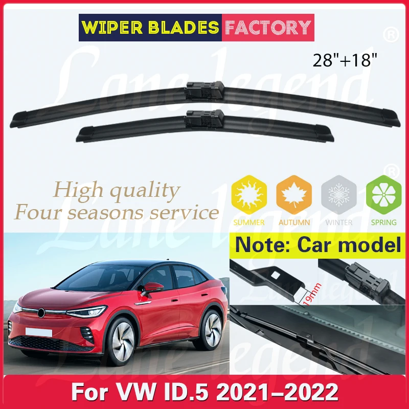 Car Wiper Blades For Volkswagen VW ID.5 ID5 2021 2022 Front Windshield Windscreen Brushes 28