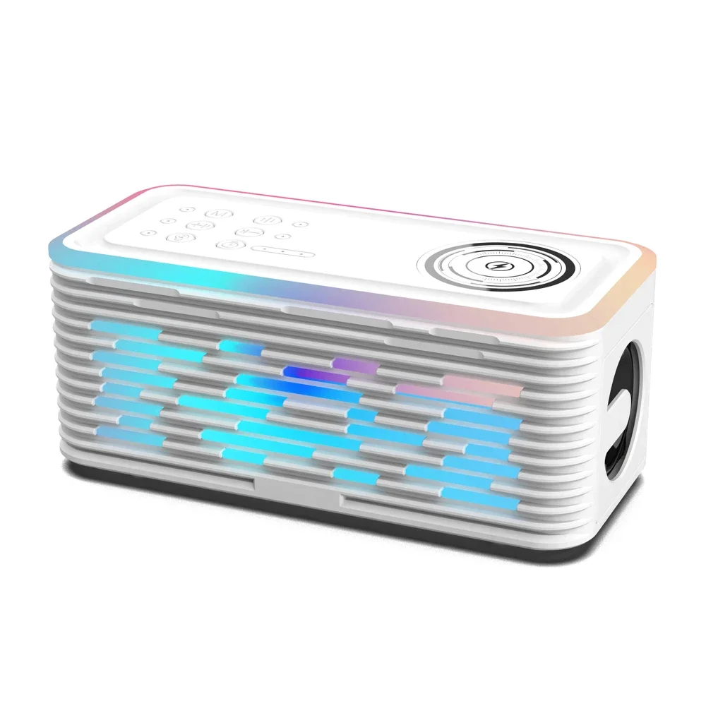 Bluetooth-compatible Sleep Sound Machine Multi-Function Portable 360 Degree Stereo Surround Bass Audios Speaker For Home