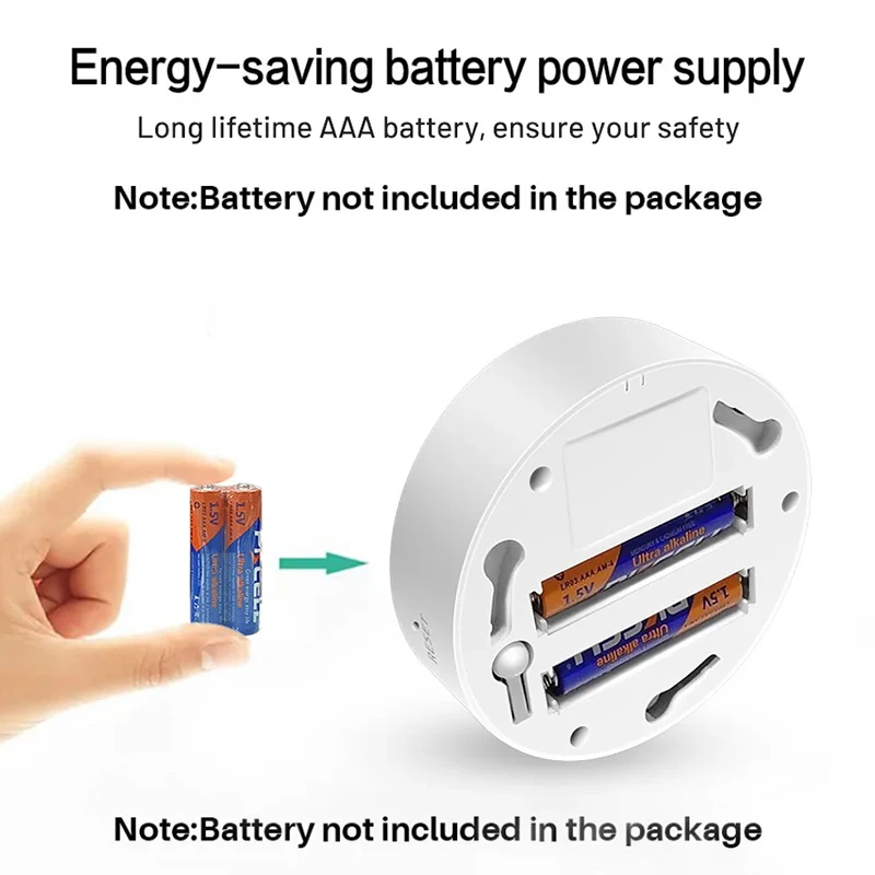 Tuya Zigbee Smart Smoke Detector Smart Life App Remote Monitoring Fire Alarm Sensor Home Security System Works with Gateway Hub