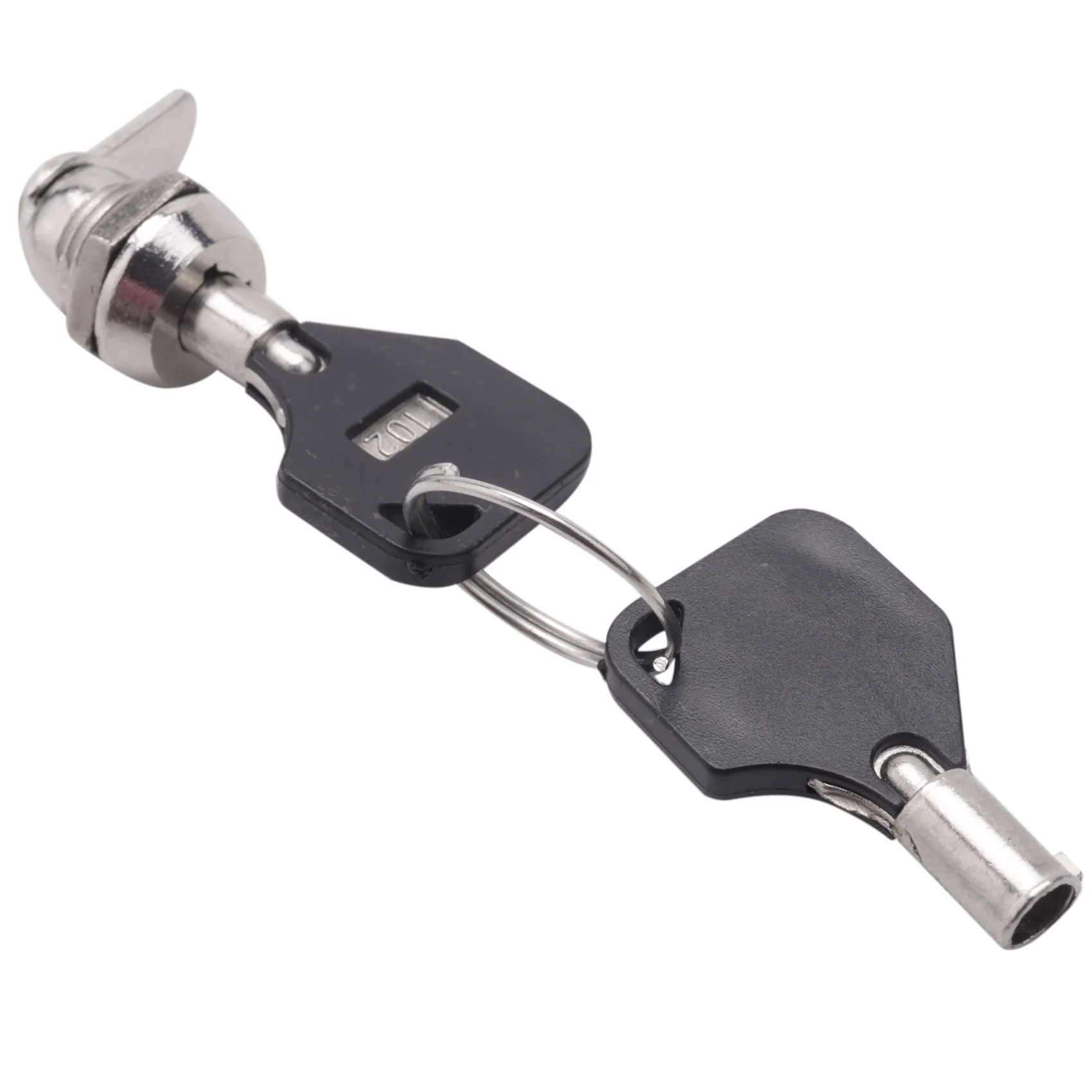 RUAI ประตูตู้ Quarter Turn Security Tubular Cam Lock พร้อมกุญแจ