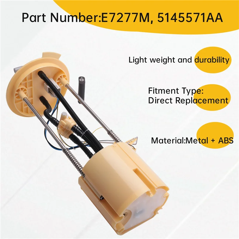 

Fuel Pump Module Assembly EFG1943, SP7222M, P77037M, 52129207AC 5145571AA For Dodge Ram 2500 3500 2011-2023-A65M