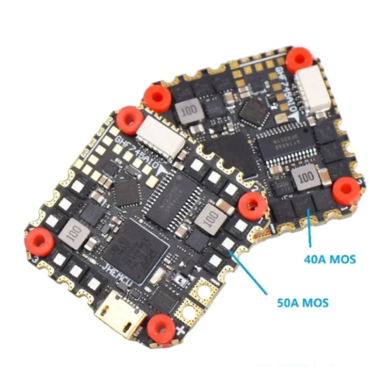 

GHF745AIO MPU6000 F745 Flight Controller BLHELI32 G071 4In1 ESC 25.5X25.5Mm 3-6S For FPV Freestyle Drones Spare Parts (40A)