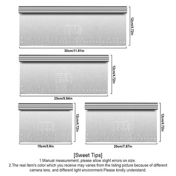 Stainless Steel Pastry Scraper 2
