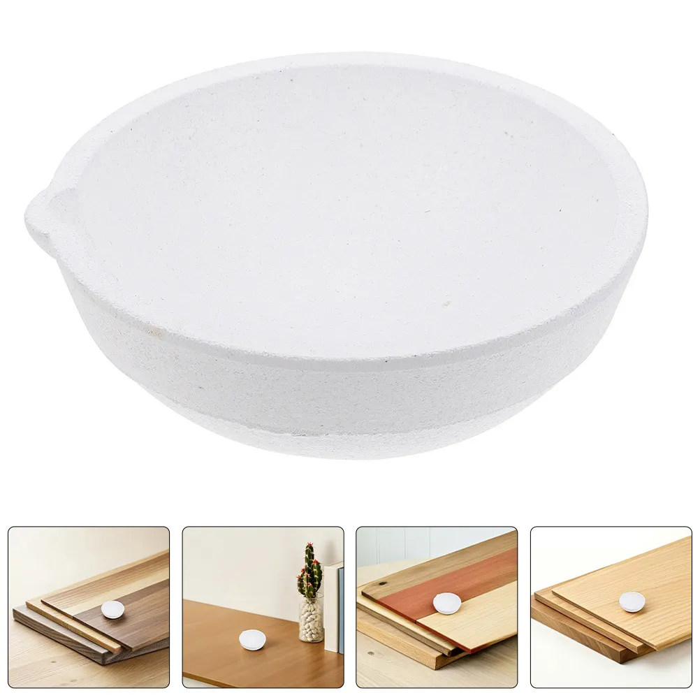 Quartz Crucible Bowl for Gold Silver Melting High Temperature Resistant Wear Resistant Compact Reusable Melting Dish Jewelry