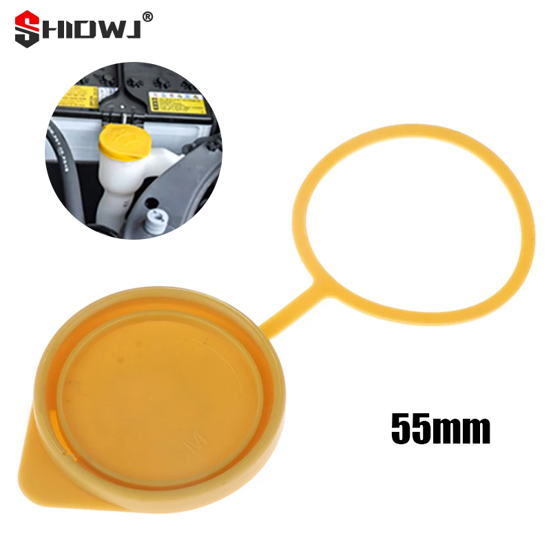 Subaru Kettle Lid Forester Impreza WRX Glass Water Filler Lid Yellow Plastic Reservoir Bottle Cap 86615FJ000 Car Accessories