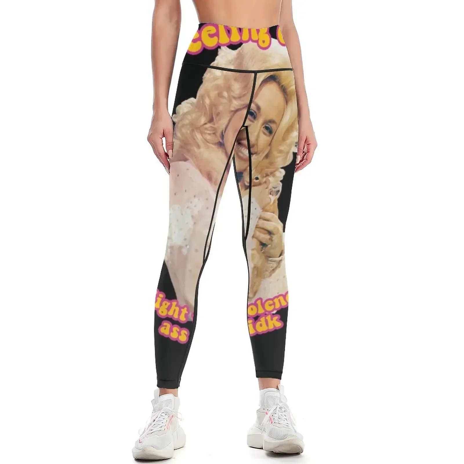 

feeling cute dolly lover fan men women Leggings sporty woman push up legings for fitness push up legging Womens Leggings