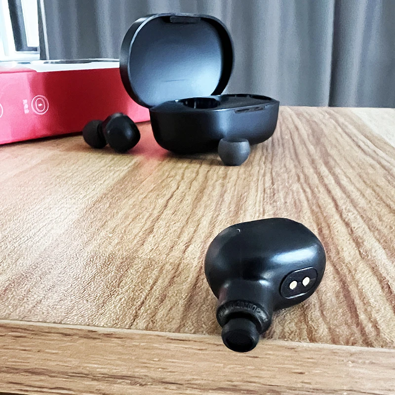 Original Xiaomi Redmi AirDots 2 White Bluetooth Earphones Ture Wireless Headset with Mic Classical Music Headphone for Run Sport