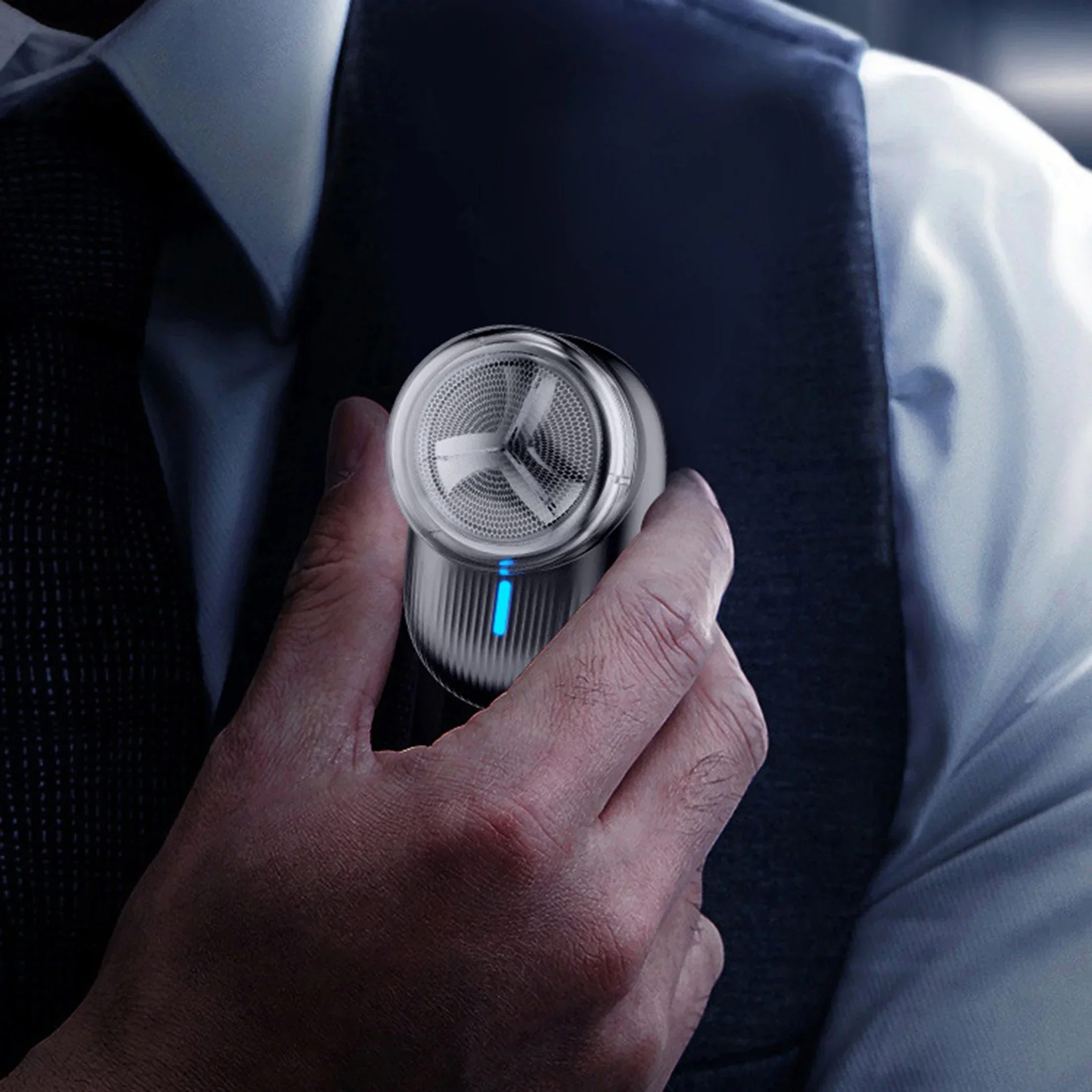 Waschbarer Rasierer, Ein-Klick-Bedienung, ideal für Zuhause, Auto, Reiserasierer | Modernes Rasiermesser-Design |   Langlebiger Rasierkopf, Rasierer