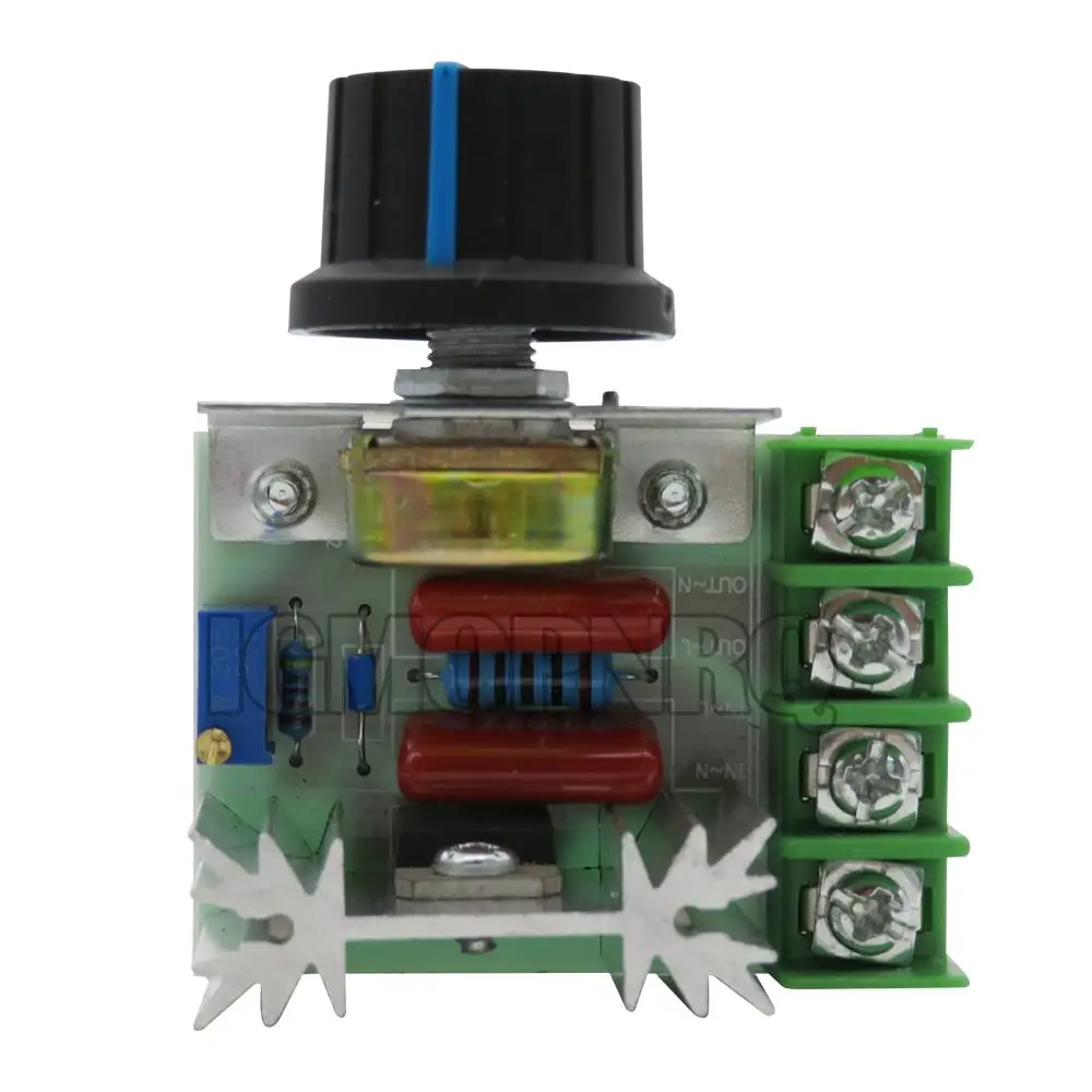 PUMUDDSY Voltage regulator AC 220V 2000W SCR Power regulator Dimming Dimmers Motor Speed Controller Thermostat Electronic Module