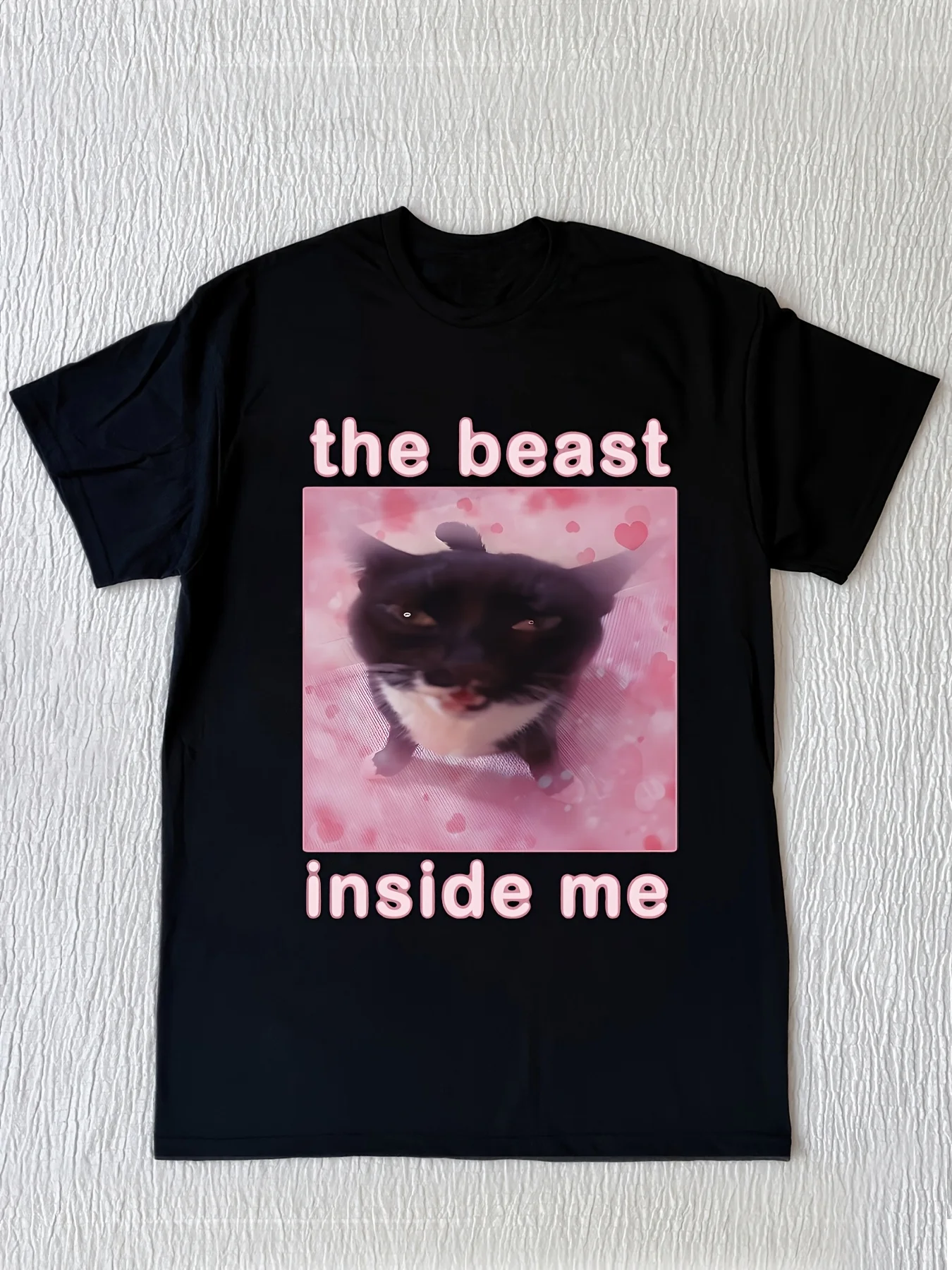 Women's Casual Cat Graphic T-Shirt - 