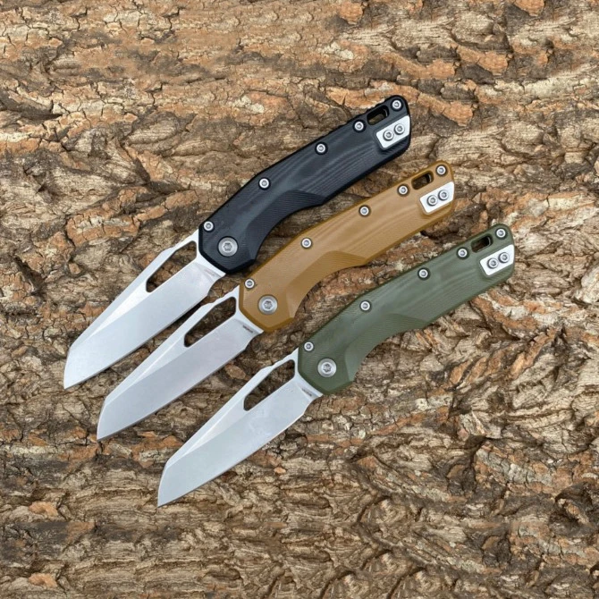 micro MSI Pocket Folding Knife Fast Opening D2 blade Tactical Hunting Camping Multi EDC Survival Tool Knives Xmas Gift