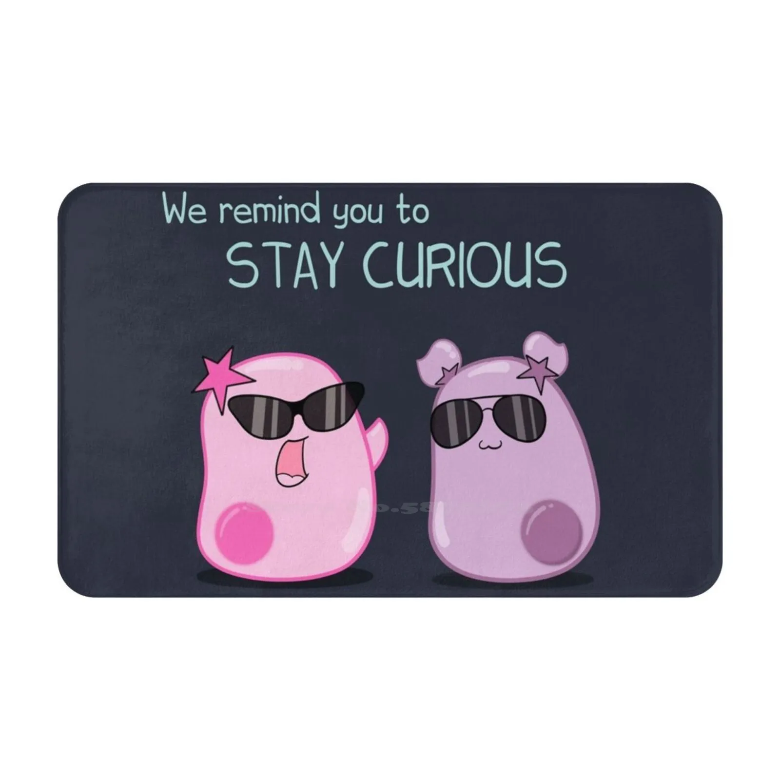 Stay Curious! With The Amoeba Sisters Soft Cushion Car Home Carpet Door Mat Amoeba Sisters Curiosity Amoebasisters Science